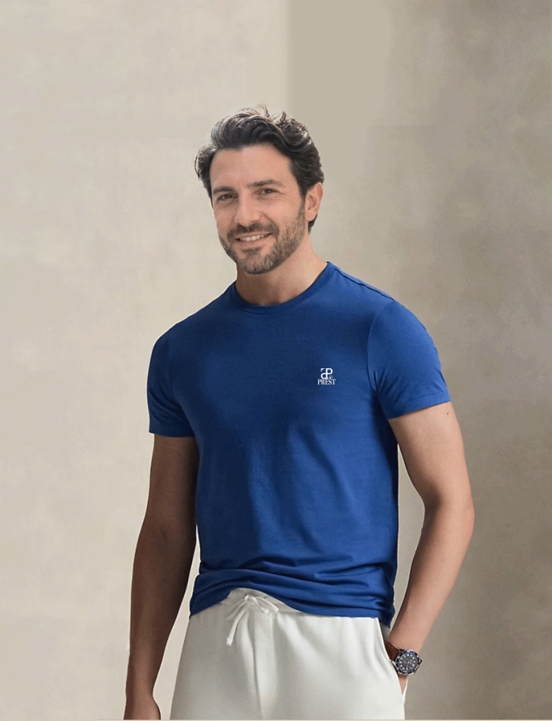 tshirt jersey coton haut de gamme luxe de la marque tunisienne prest